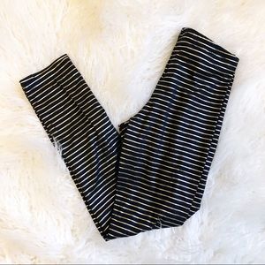 Old Navy Striped Gold Leggings